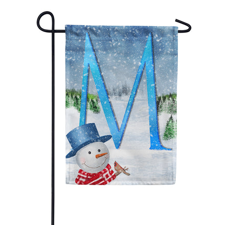 There's Snow Sun Today! Monogram Garden Flag