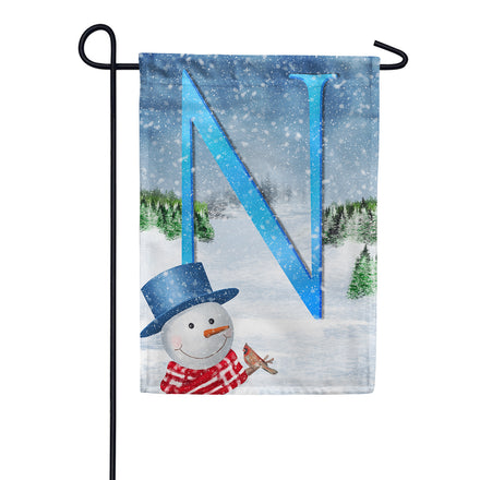 There's Snow Sun Today! Monogram Garden Flag