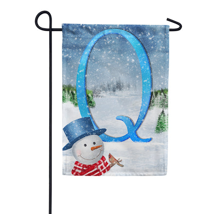 There's Snow Sun Today! Monogram Garden Flag