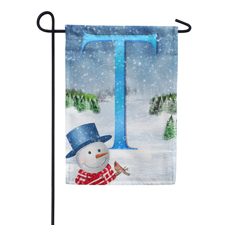 There's Snow Sun Today! Monogram Garden Flag