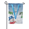 There's Snow Sun Today! Monogram Garden Flag