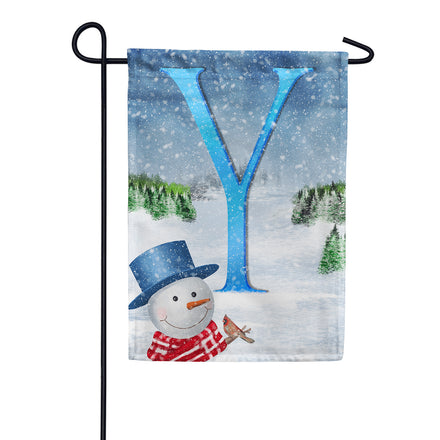 There's Snow Sun Today! Monogram Garden Flag