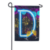 New Year Cheers Monogram Garden Flag