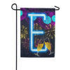 New Year Cheers Monogram Garden Flag