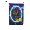 New Year Cheers Monogram Garden Flag