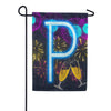 New Year Cheers Monogram Garden Flag