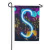 New Year Cheers Monogram Garden Flag