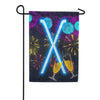 New Year Cheers Monogram Garden Flag