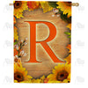 autumn-sunflowers-monogram-house-flag