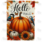 America Forever Hello Fall House Flag