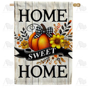 Home Sweet Home Pumpkin House Flag