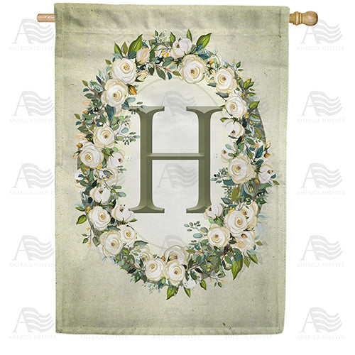 sage-floral-monogram-house-flag