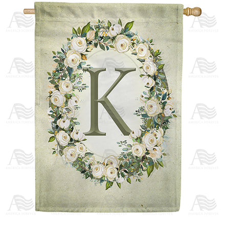 sage-floral-monogram-house-flag