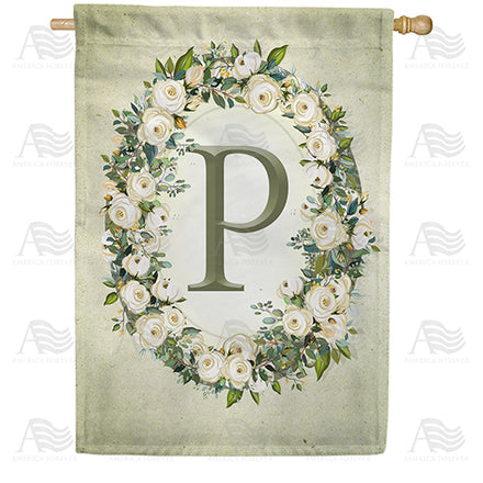 sage-floral-monogram-house-flag