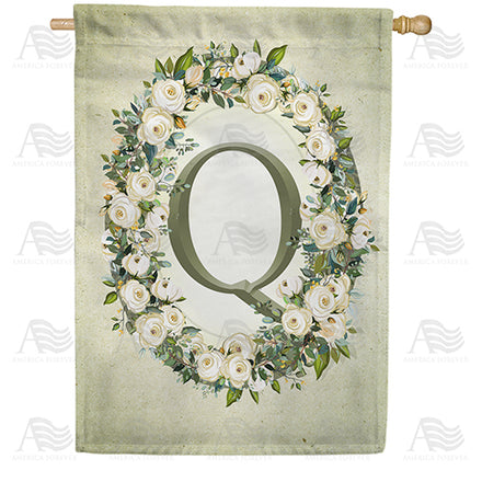 sage-floral-monogram-house-flag