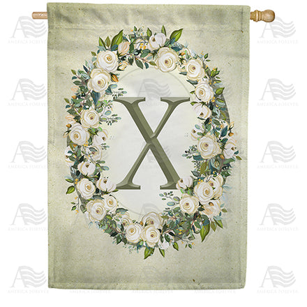 sage-floral-monogram-house-flag