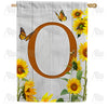 country-sunflowers-monogram-house-flag