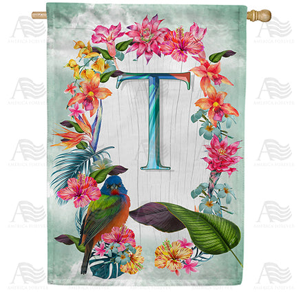 island-flowers-monogram-house-flag