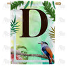 Tropical-Bird-monogram-house-flag