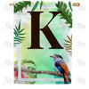 Tropical-Bird-monogram-house-flag