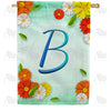 Bright Cosmos Monogram House Flag