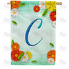 Bright Cosmos Monogram House Flag