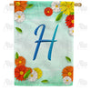 Bright Cosmos Monogram House Flag