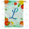 Bright Cosmos Monogram House Flag