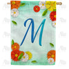 Bright Cosmos Monogram House Flag