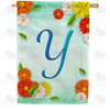 Bright Cosmos Monogram House Flag