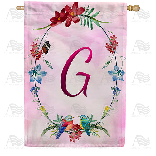 Ring Of Nature Monogram House Flag