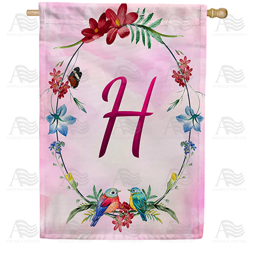 Ring Of Nature Monogram House Flag