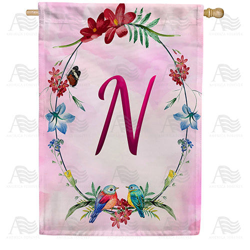 Ring Of Nature Monogram House Flag