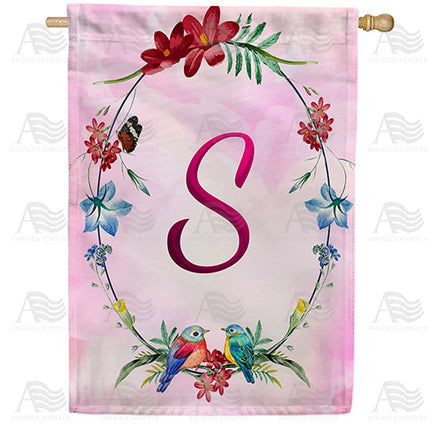 Ring Of Nature Monogram House Flag