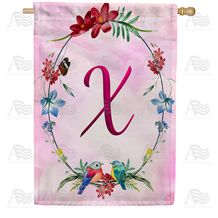 Ring Of Nature Monogram House Flag