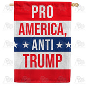 Pro-America Anti-Trump House Flag