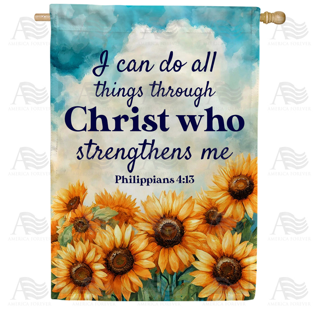 Christ Strengthens House Flag