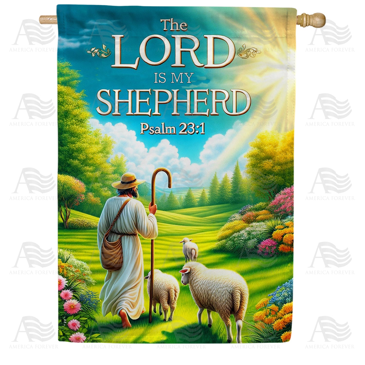 Lord is Shepherd House Flag