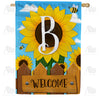 sunflower-welcome-monogram-house-flag