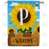 sunflower-welcome-monogram-house-flag