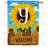 sunflower-welcome-monogram-house-flag