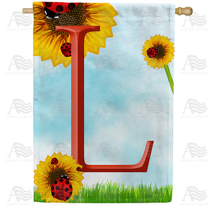 ladybugs-and-sunflowers-monogram-house-flag