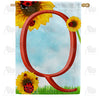 ladybugs-and-sunflowers-monogram-house-flag