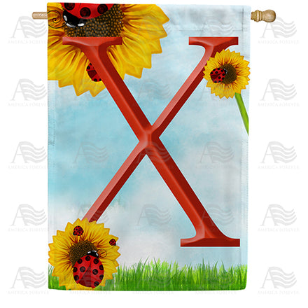 ladybugs-and-sunflowers-monogram-house-flag