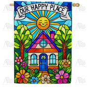 Our Happy Place House Flag