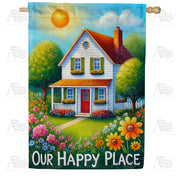 America Forever Our Happy Place House Flag