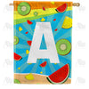 summer-time-fruits-monogram-house-flag