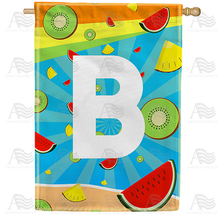 summer-time-fruits-monogram-house-flag