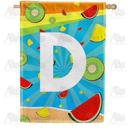 summer-time-fruits-monogram-house-flag