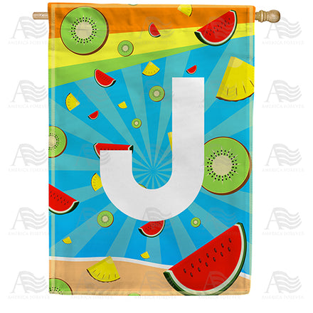 summer-time-fruits-monogram-house-flag